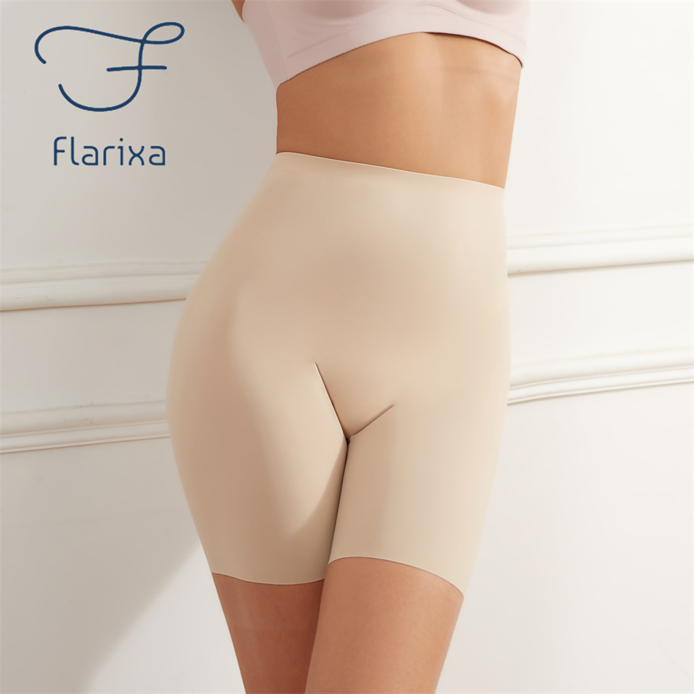 Boyshort Underwear - Flarixa Seamless High Waist Shorts Panties