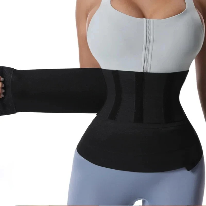 Shapewear Bodysuit Firm - 1/2Pcs Bandage Wrap Trimmer Belt Waist
