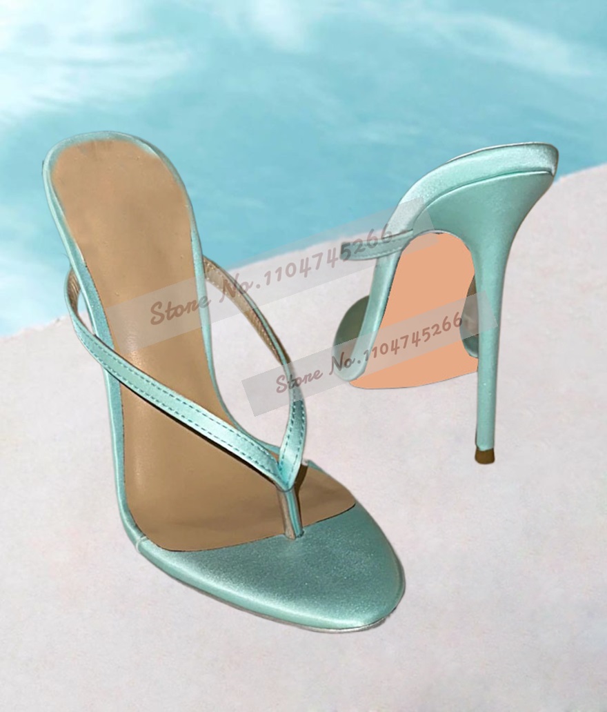 Light Green Satin Clip Toe Hig - Slip Dress Satin recension och pris