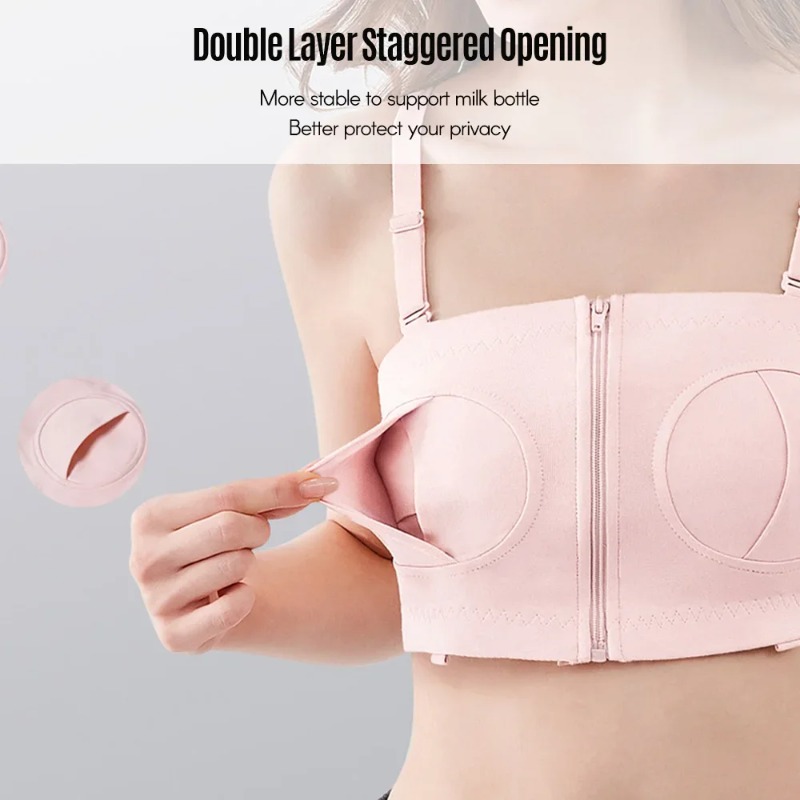 Hands Free Pumping Bra Adjusta - Nursing Bra Sleep recension och pris