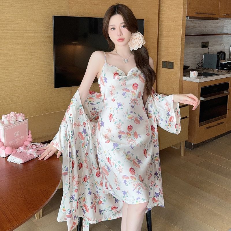 High Grade Printed Sweet Wind  - Robe Silk Women recension och pris