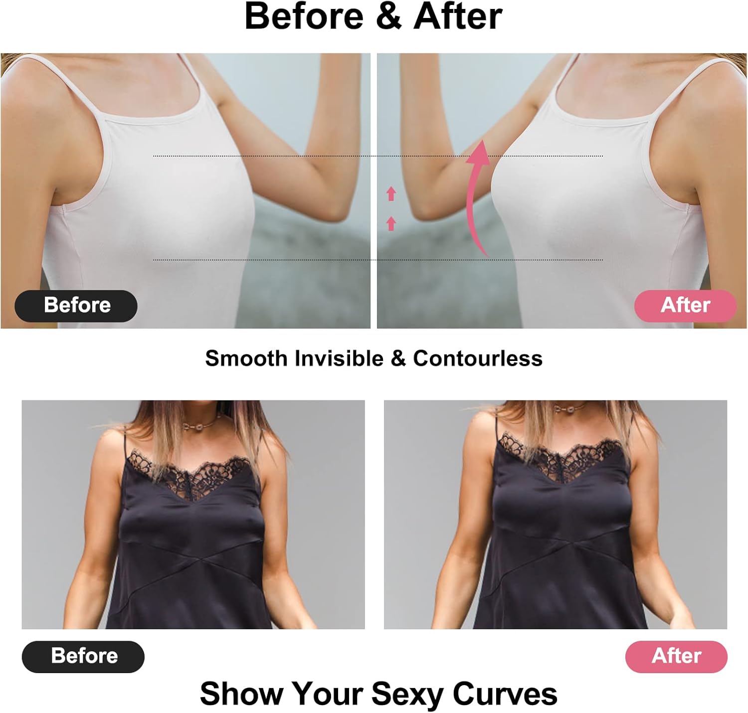Sticky Bra Push Up Adhesive Br - Silicone Bra Adhesive recension och pris