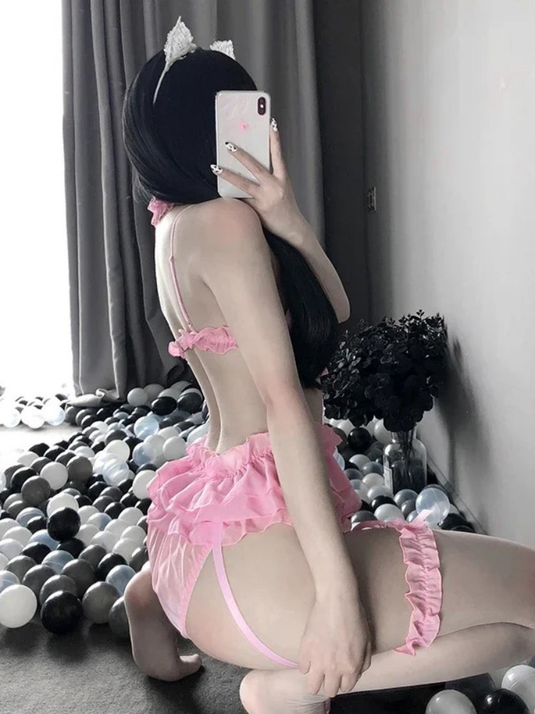 Women Sexy Erotic Lingerie Set - Garter Belt Set recension och pris