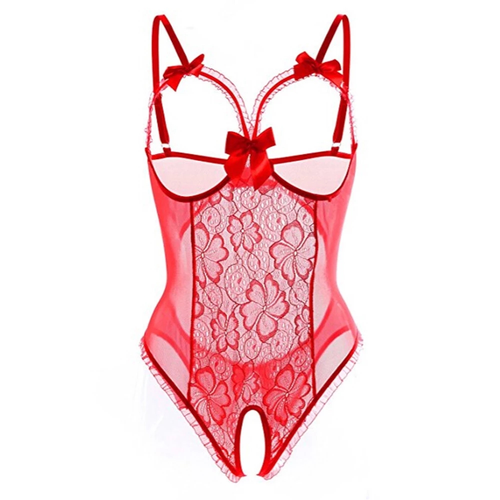 Women Sexy Open Bra Strap Ling - Babydoll Chemise Night recension och pris