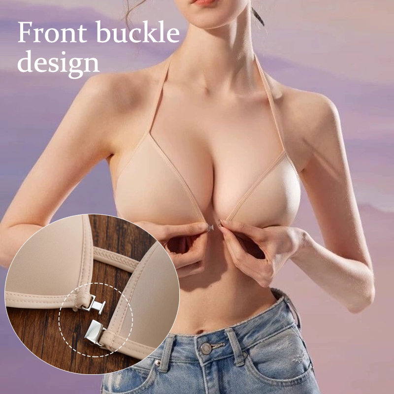 Women Seamless Bras Deep V Nec - Bralette Wireless Soft recension och pris