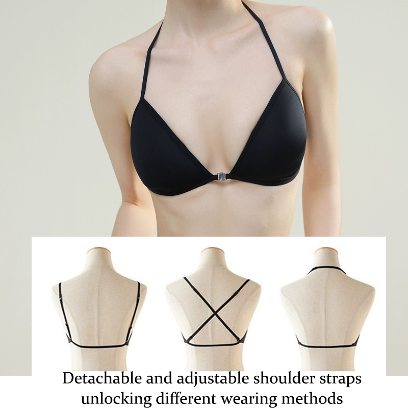 Women Seamless Bras Deep V Nec - Bralette Wireless Soft recension och pris