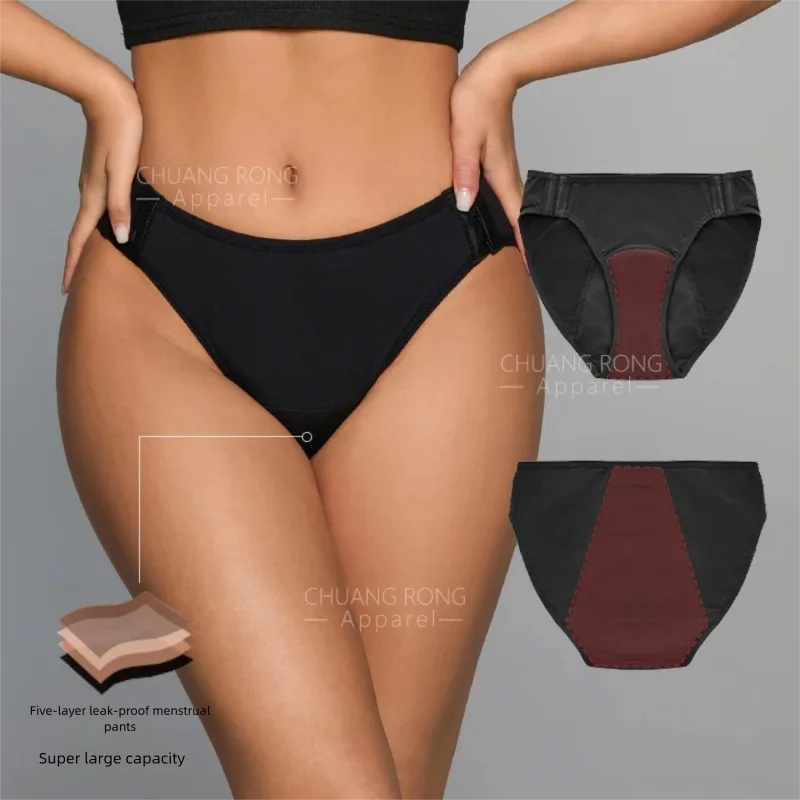 Plus Size Women's Easy-On Snap - Period Panty Absorbent recension och pris
