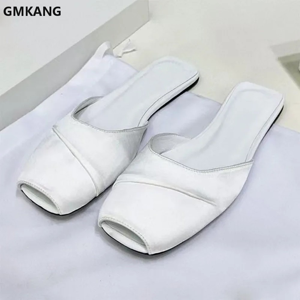 GMKANG Women Satin Square Toe  - Slip Dress Satin recension och pris