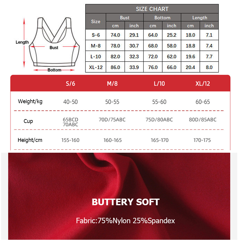 Stretchy Soft Sports Underwear - Sports Bra High Impact recension och pris
