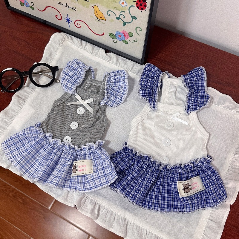 Pet Dress Summer Vest Checkere - Lace Teddy Lingerie recension och pris