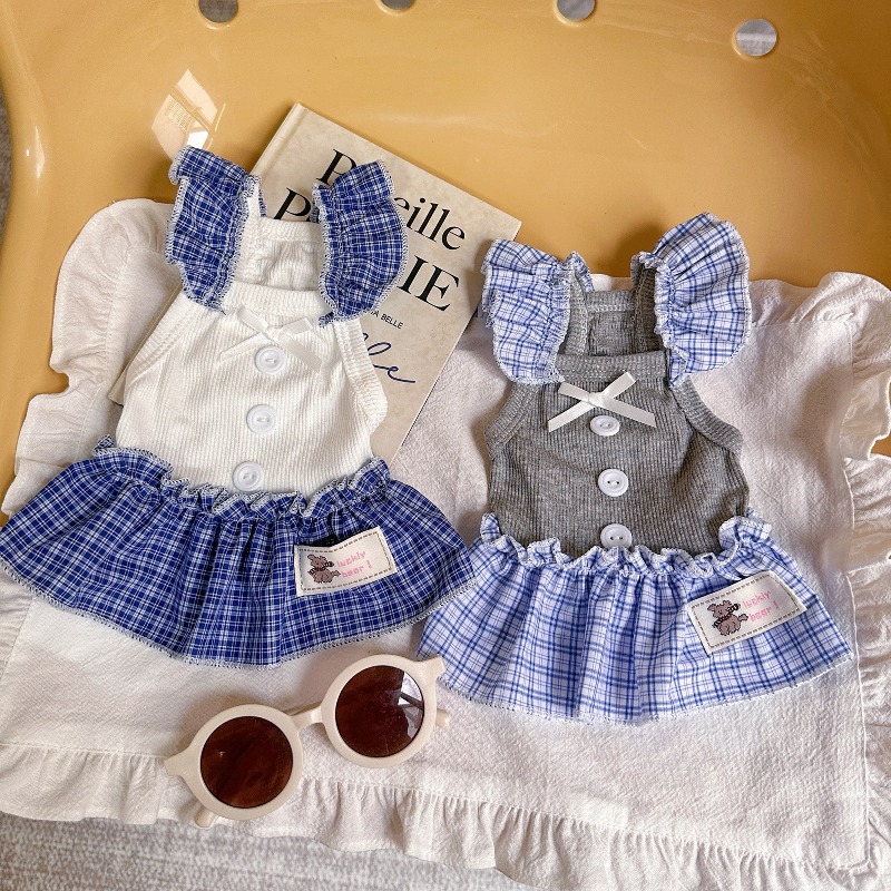 Pet Dress Summer Vest Checkere - Lace Teddy Lingerie recension och pris