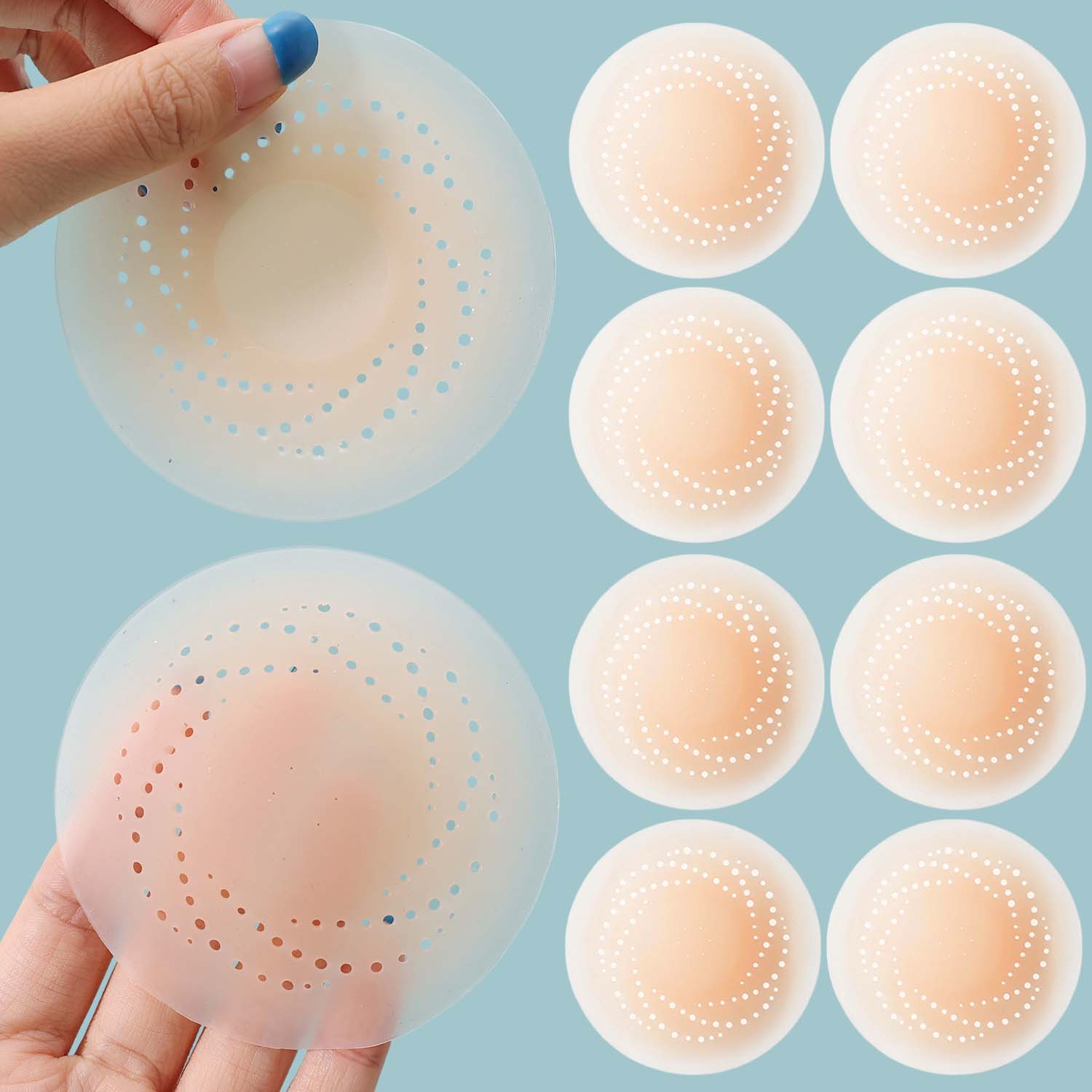 2-10PCS Invisible Self Adhesiv - Silicone Bra Adhesive recension och pris