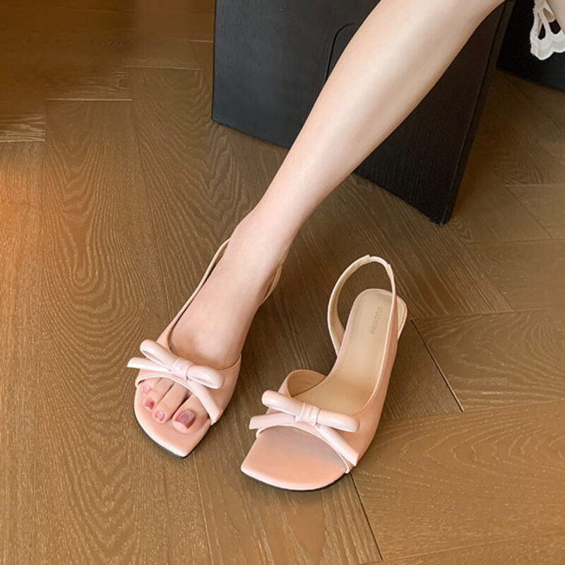 Elegant bow satin low heels sa - Slip Dress Satin recension och pris