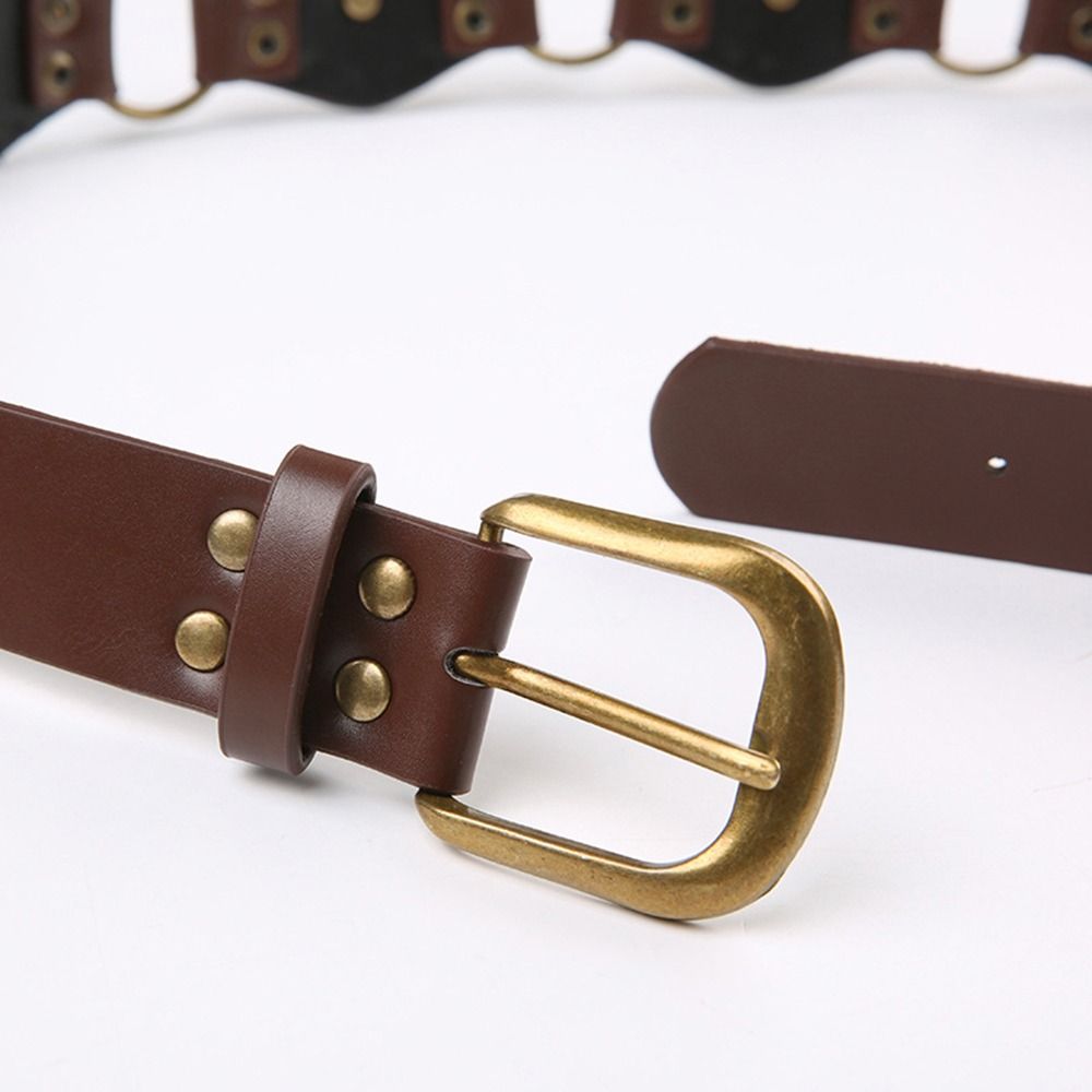 Grommet PU Leather Waist Belt  - Corset Waist Cinch recension och pris