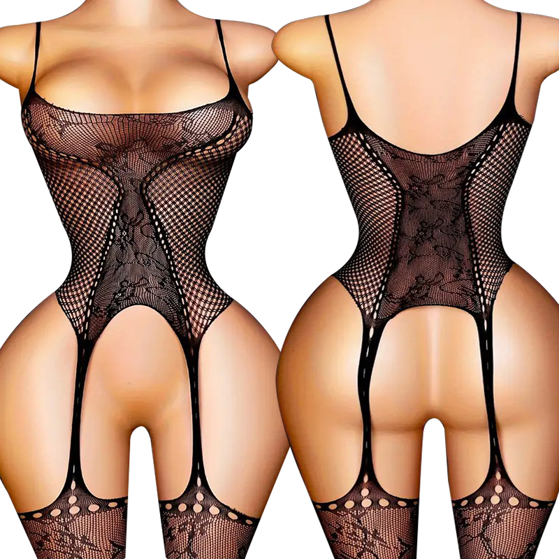 Hot Erotic Lingerie Set For Wo - Bodystocking Fishnet recension och pris