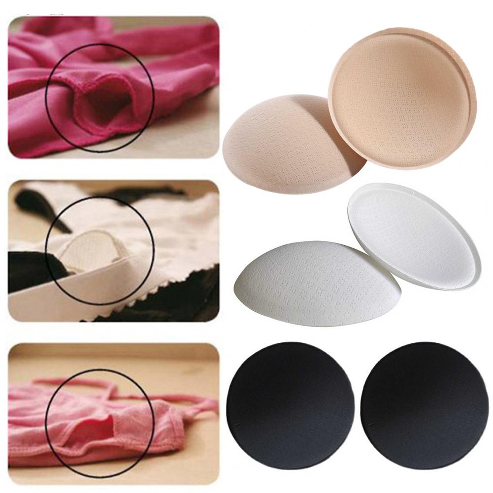 1 Pair Round Sponge Push Up Br - Push Up Bra Padded recension och pris