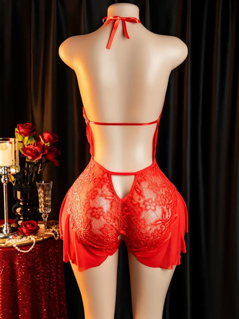 Hot Erotic Crotchless Lingerie - Lace Teddy Lingerie recension och pris
