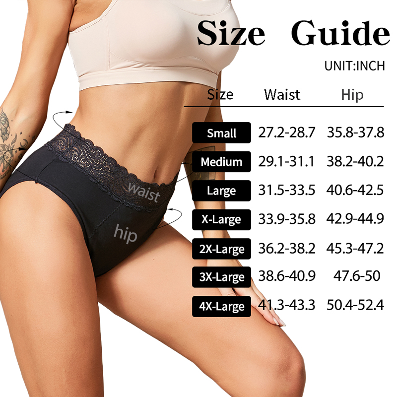 Cotton comfortable eco-friendl - Period Panty Absorbent recension och pris