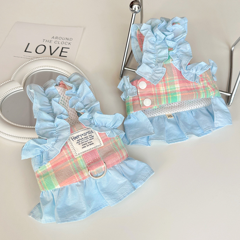 Pet Plaid Leash Vest Style Sma - Lace Teddy Lingerie recension och pris