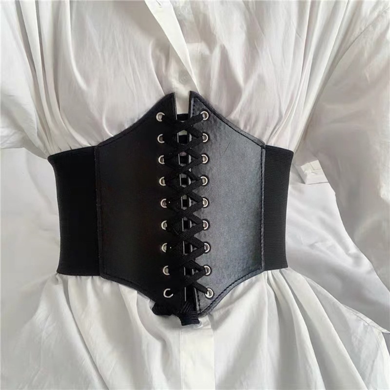 Fashion Corset Wide Belts Faux - Corset Waist Cinch recension och pris