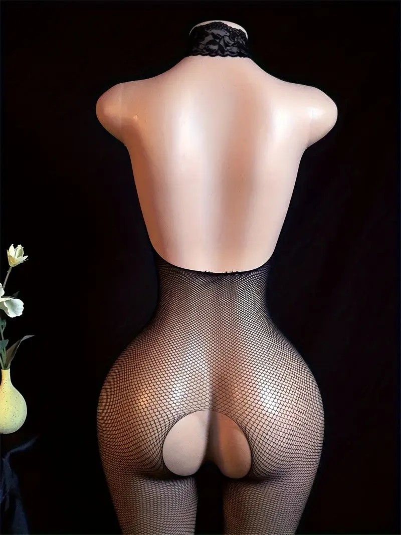 Sexy Crotchless Full Bodystock - Lace Teddy Lingerie recension och pris