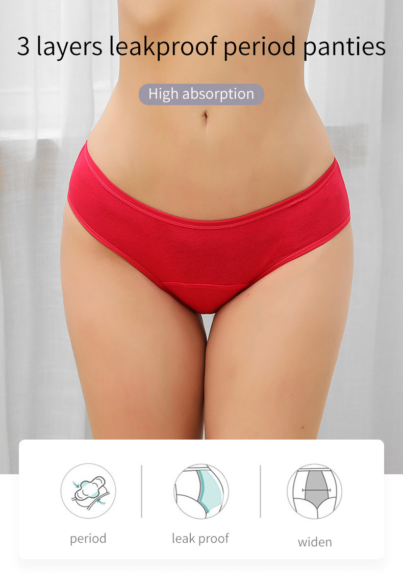 Hot Sale Mid-Rise Seamless Men - Period Panty Absorbent recension och pris
