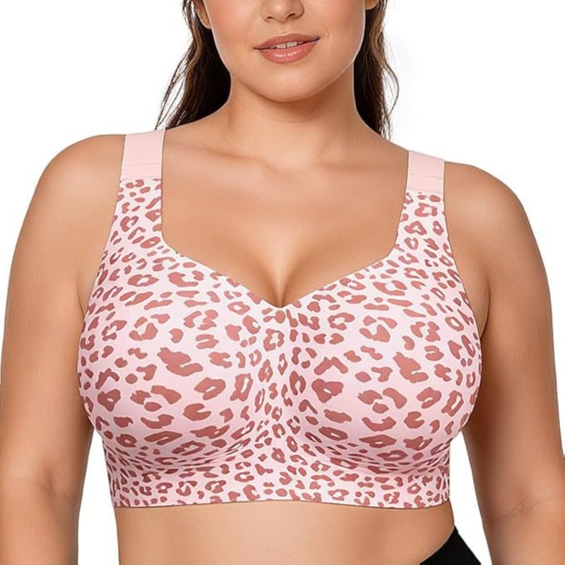 Leopard Jelly Bras No Underwir - Push Up Bra Padded recension och pris