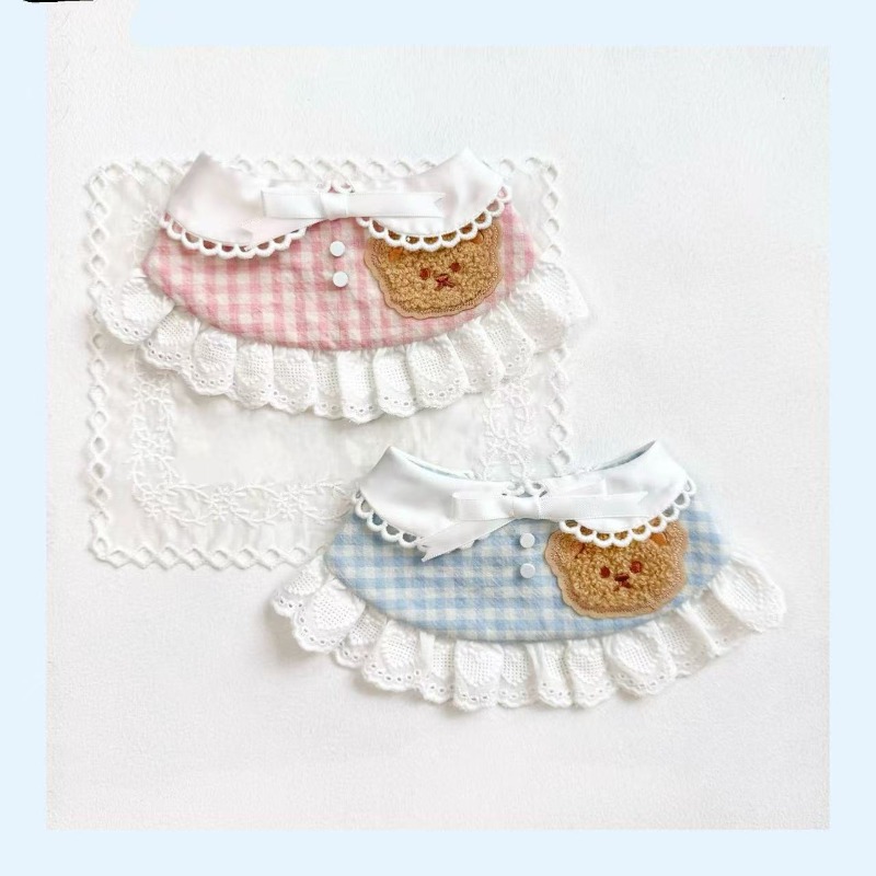 Pet Spring Plaid Cute Bib Pet  - Lace Teddy Lingerie recension och pris