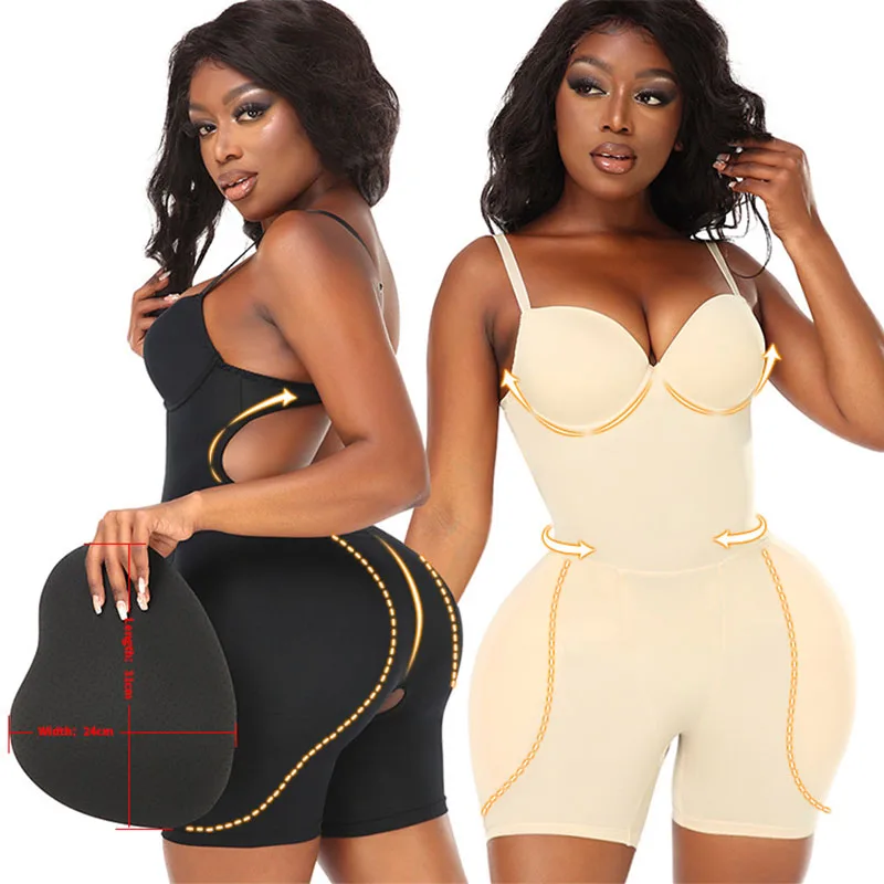Bodysuits Shapewear Padded Hip - Shapewear Bodysuit Firm recension och pris