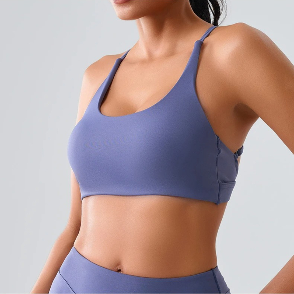 Women Impact Halter Sports Bra - Push Up Bra Padded recension och pris