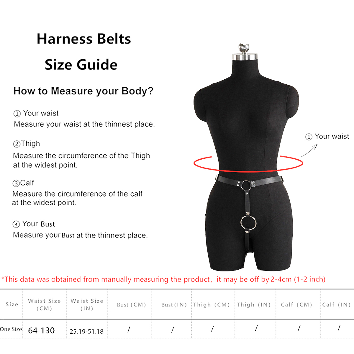 Sexy Leather Butt Plug Bondage - Garter Belt Set recension och pris
