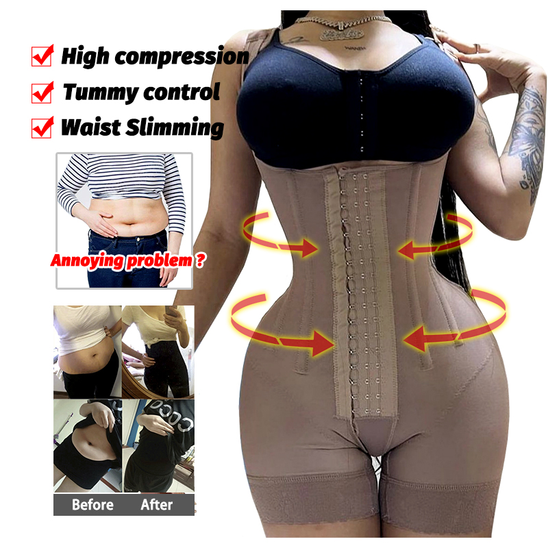 Fajas Colombian Girdles Post L - Shapewear Bodysuit Firm recension och pris