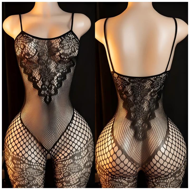 Sexy Lingerie Set for Women Er - Bodystocking Fishnet recension och pris