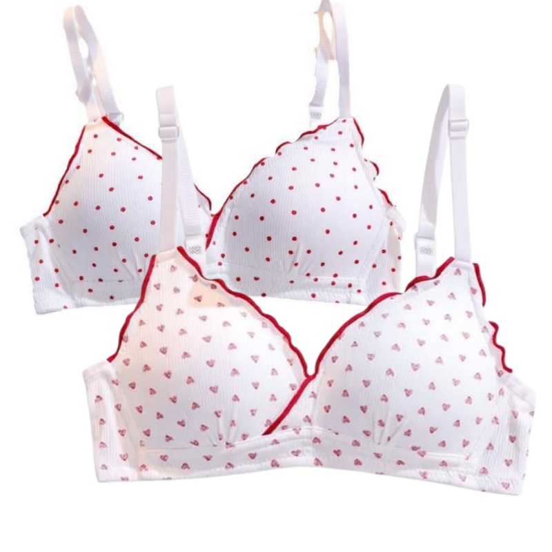 Cute Sweet Wireless Bra Set,Co - Bralette Wireless Soft recension och pris