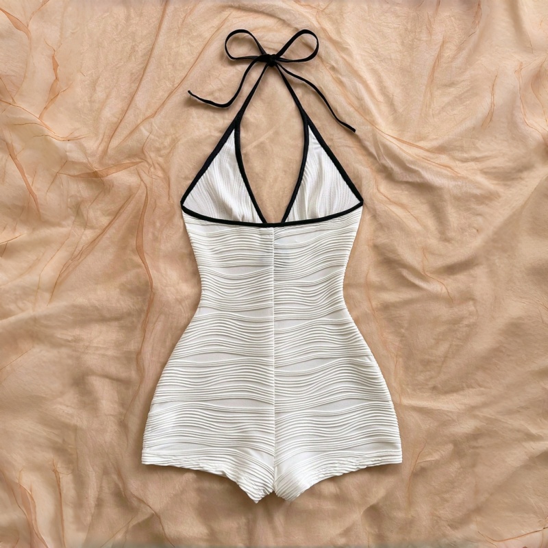Sheer Halter Neck Bodysuit | W - Shapewear Bodysuit Firm recension och pris