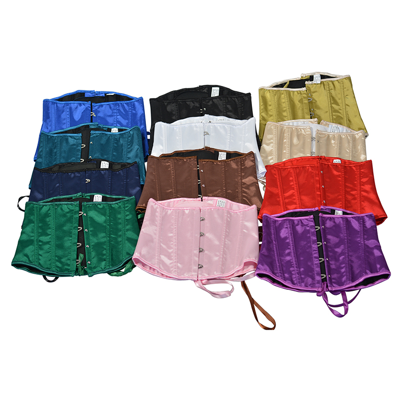 2025 Women Satin Underbust Cor - Corset Waist Cinch recension och pris