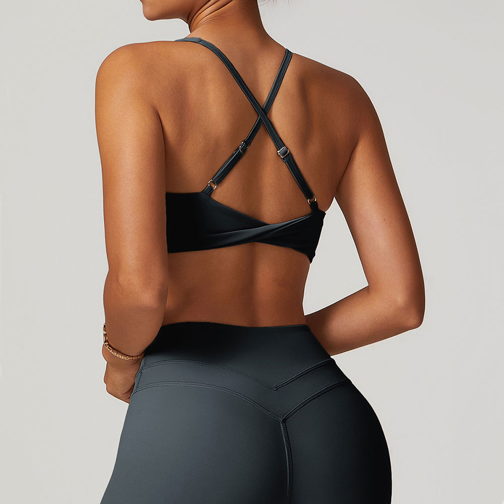 JUREN Sports Bra Women Fitness - Push Up Bra Padded recension och pris
