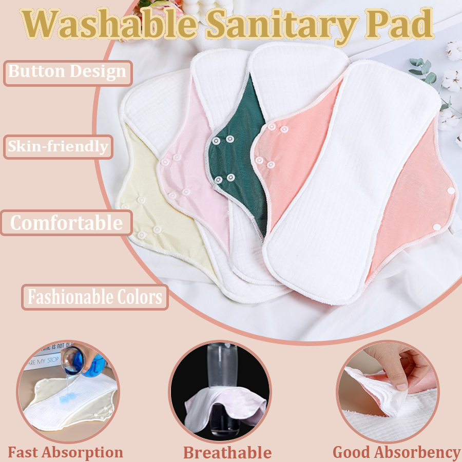 1pc Washable Sanitary Pads for - Period Panty Absorbent recension och pris