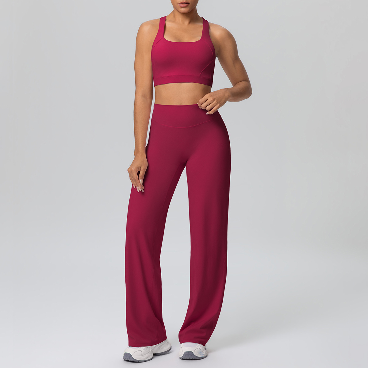 Pad Cross Shoulder Strap Yoga  - Sports Bra High Impact recension och pris